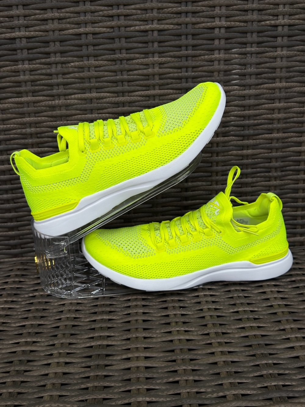 APL Athletic Propulsion Labs TechLoom Breeze Neon Yellow Running Shoes Women’s